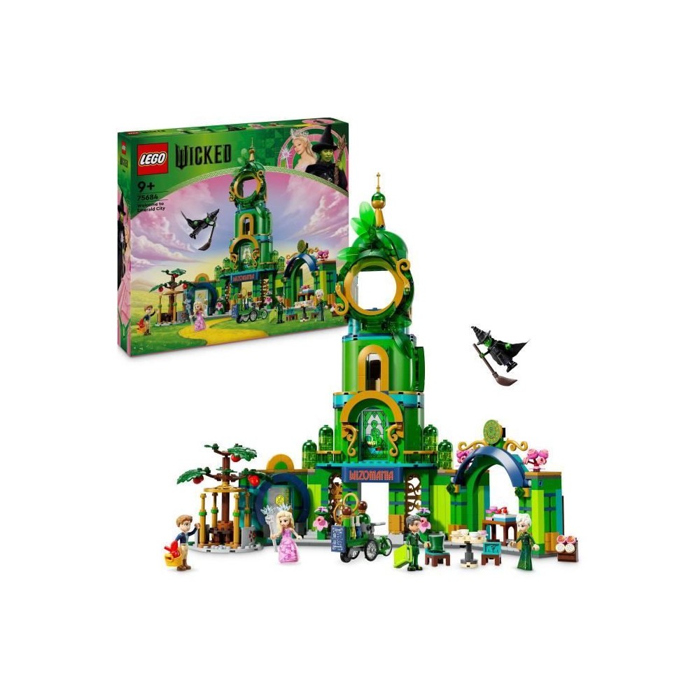 LEGO Wicked 75684 Bienvenue a Emerald City - Jouet a Collectionner ave