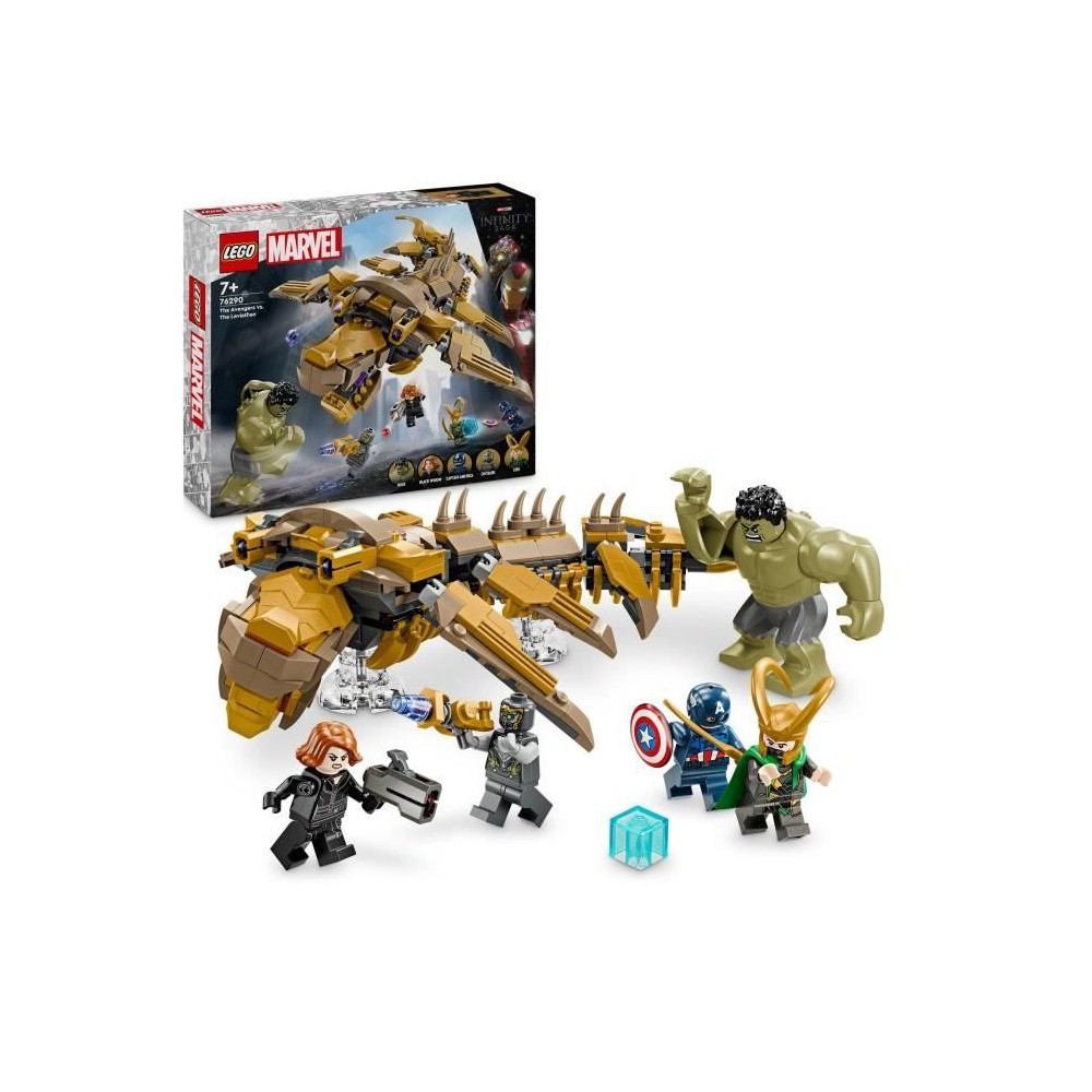 LEGO Marvel 76290 Les Avengers Contre le Léviathan, Set avec minifigu