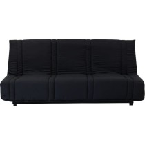 Banquette clic clac 3 places - tissu Noir - Style contemporain - L 193