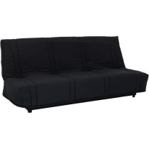 Banquette clic clac 3 places - tissu Noir - Style contemporain - L 193