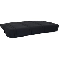 Banquette clic clac 3 places - tissu Noir - Style contemporain - L 193