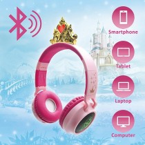 Casque pour enfant - LEXIBOOK - Disney Princesses - Bluetooth 5.0 - Co