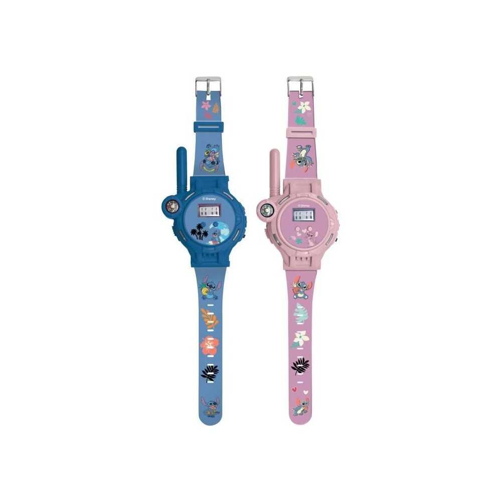 Montre digitale Stitch avec fonction talkie-walkie portée jusqu'a 200