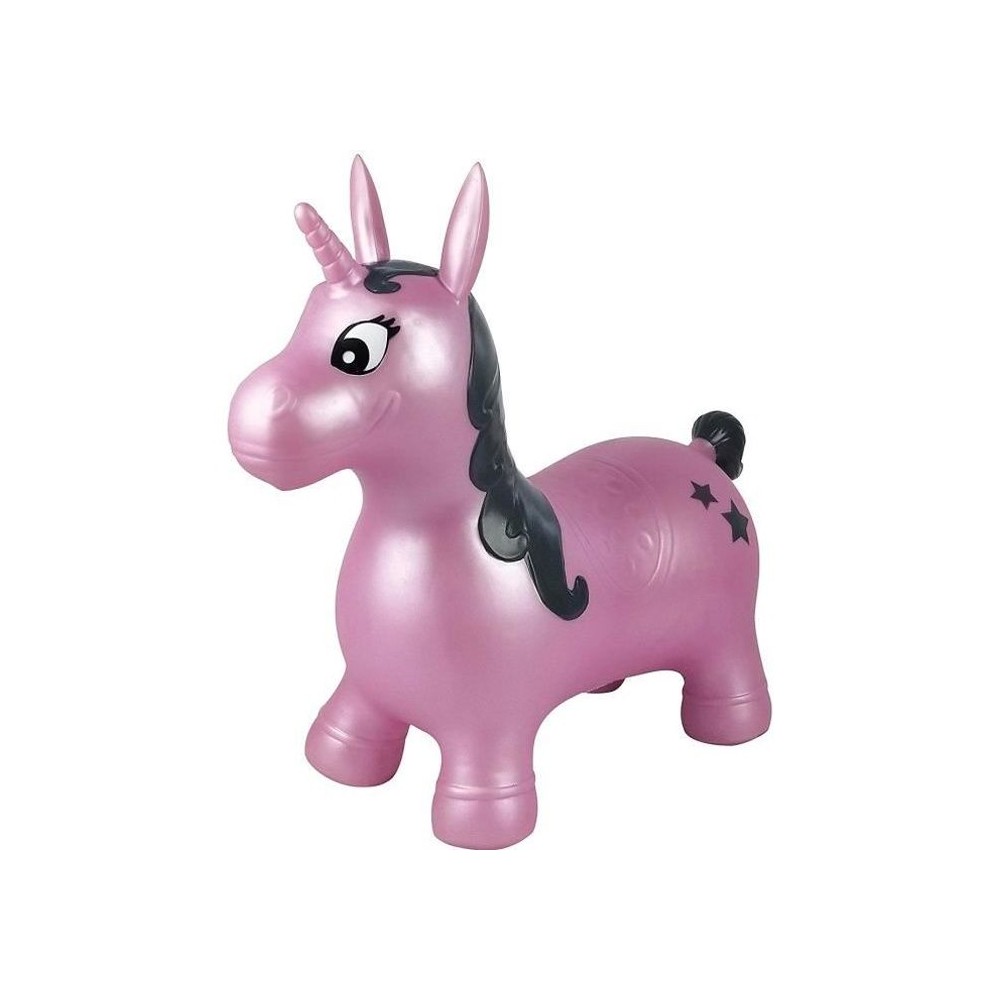 LEXIBOOK - Licorne Sauteuse Gonflable Rose - 3 ans et +