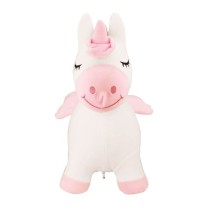 Porteur - LEXIBOOK - Licorne Sauteuse Gonflable en Peluche - Housse Am