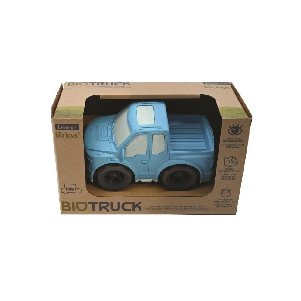 Petite voiture - LEXIBOOK - Pick-up bleu - Fibres de blé recyclables