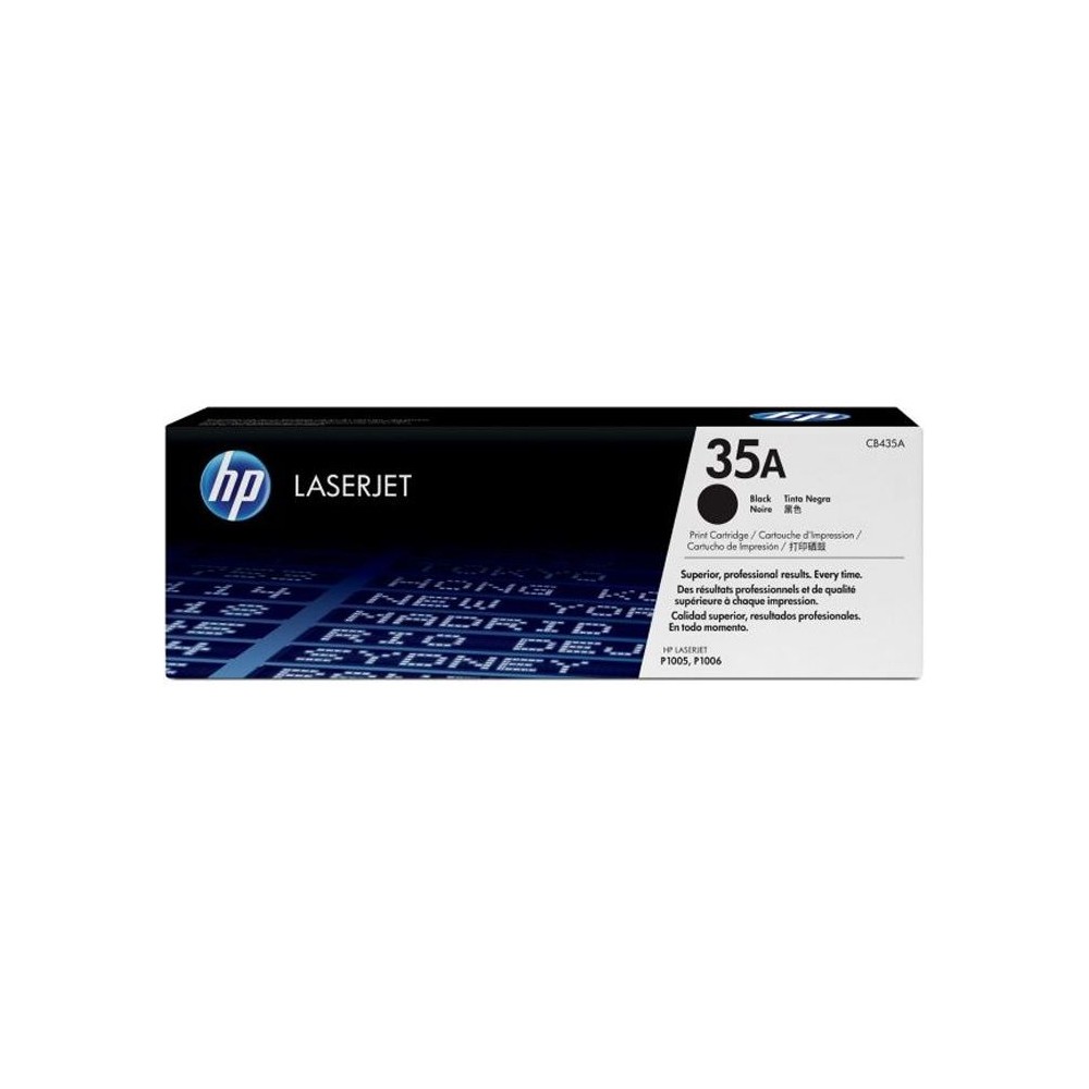 Cartouche de toner HP 35A noir pour imprimantes LaserJet P1005/P1006