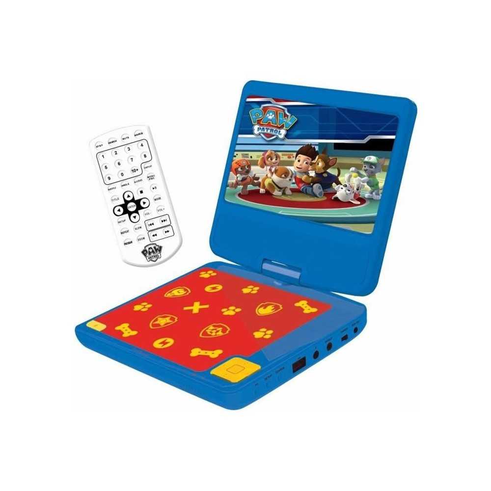 Lecteur DVD portable enfant Pat Patrouille - LEXIBOOK - écran LCD 7