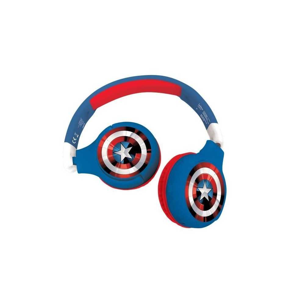 Casque Bluetooth 2 en 1 AVENGERS pour enfants - LEXIBOOK