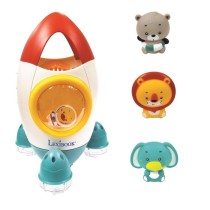 Jeu de bain fusée avec 3 animaux souples - LEXIBOOK - pour enfants de