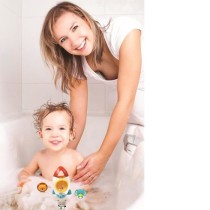 Jeu de bain fusée avec 3 animaux souples - LEXIBOOK - pour enfants de