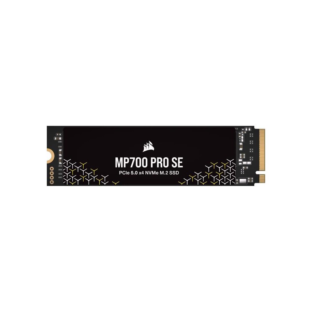 Disque SSD M.2 - CORSAIR - MP700 PRO SE Hydro X Series - TLC NAND - Waterblock préinstallé - DirectStorage - 14 000 Mo/s