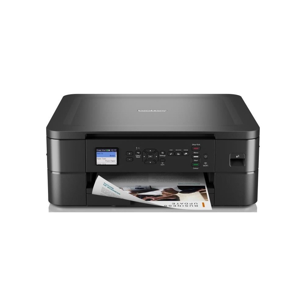 Imprimante Multifonction - BROTHER - Jet d'encre 3-en-1 - A4 - Couleur - Wi-Fi - DCPJ1050DWRE1