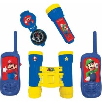 Lexibook - Kit d'aventurier Super Mario - Talkie-Walkies, jumelles, la