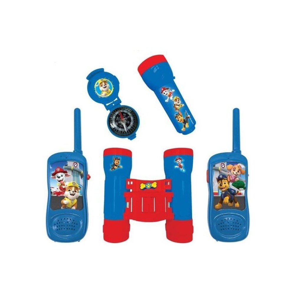 Kit d'aventurier Pat' Patrouille - Talkie-Walkies, jumelles, lampe tor