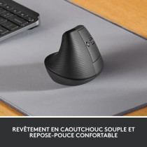 Souris ergonomique - Sans fil - Logitech - Lift - Droitier - Graphite