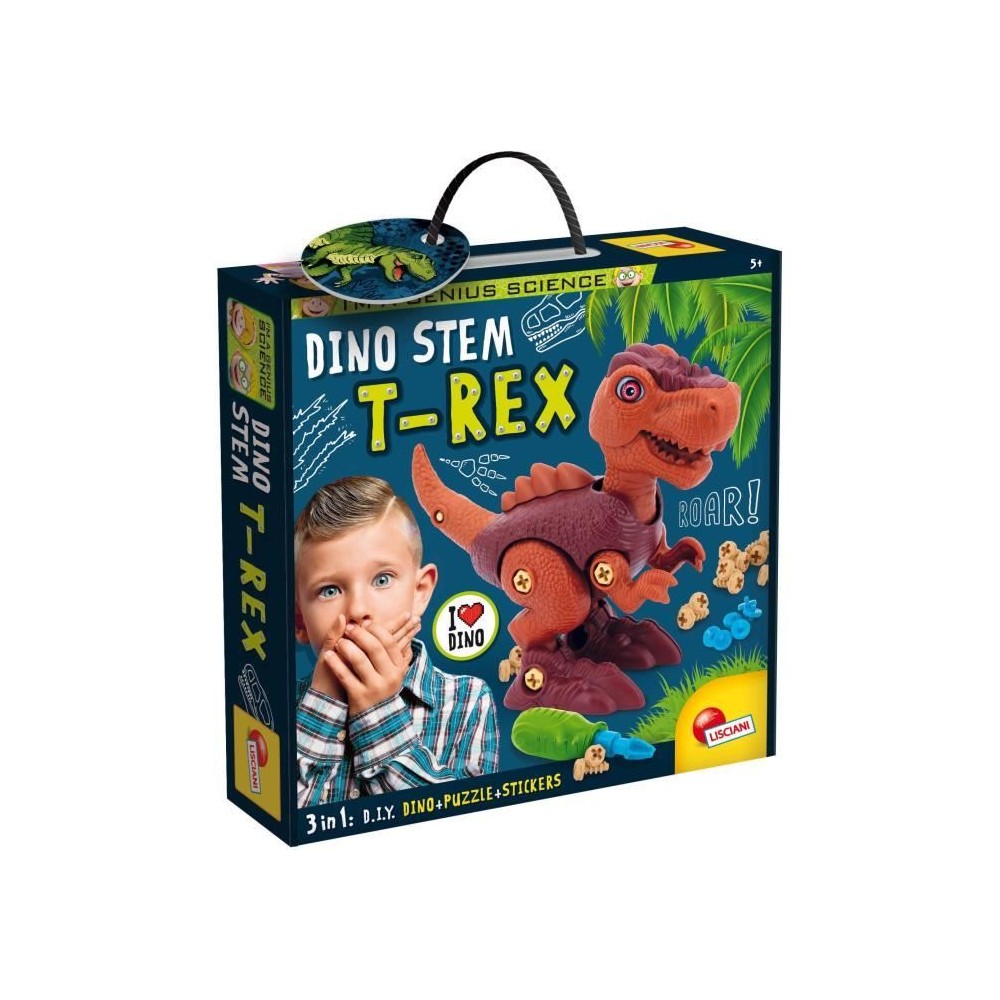 Kit de construction de dinosaures STEM - LISCIANI GIOCHI - Archéo-Lud