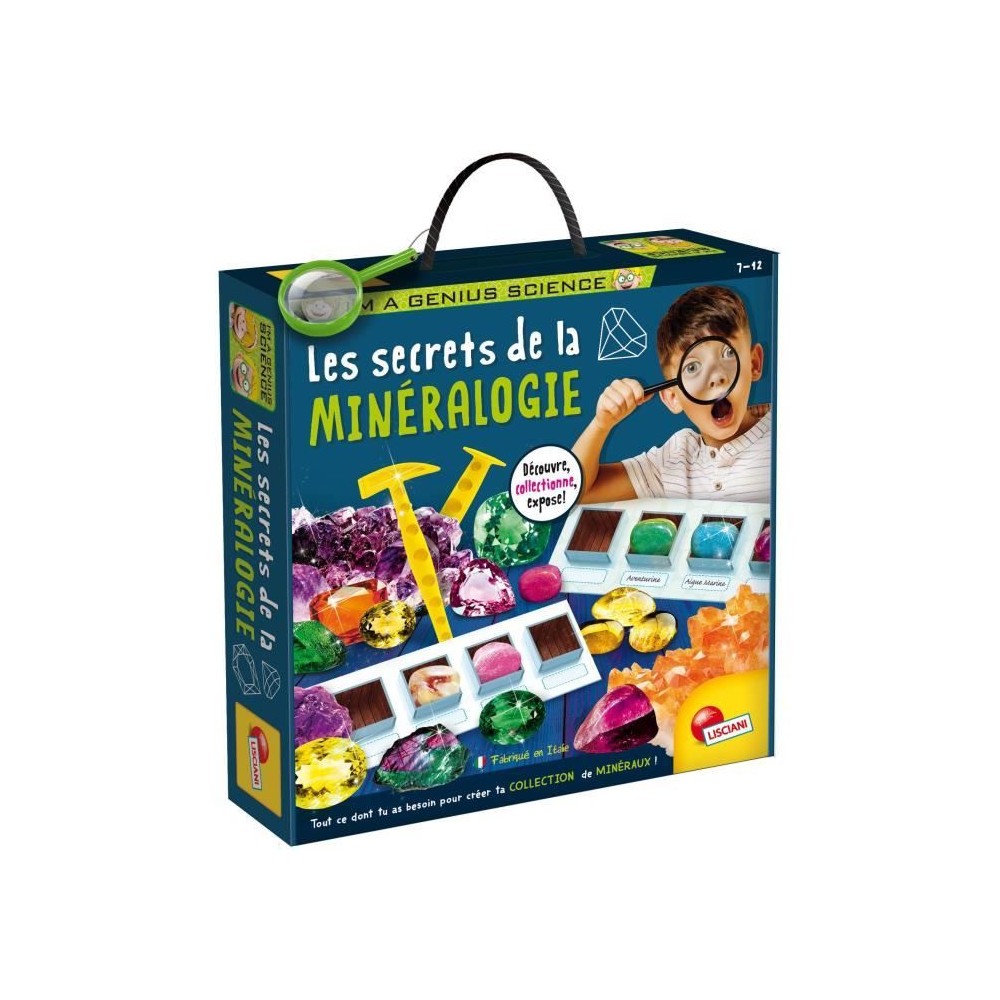 Kit de minéralogie - LISCIANI - Débutez votre collection de pierres