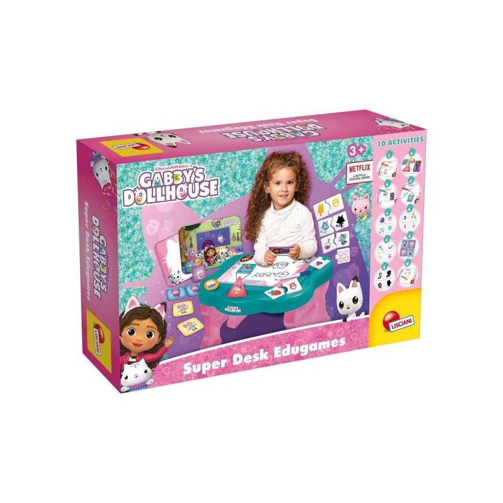 Table éducative Gabby Dollhouse - LISCIANI - Plus de 10 jeux amusants