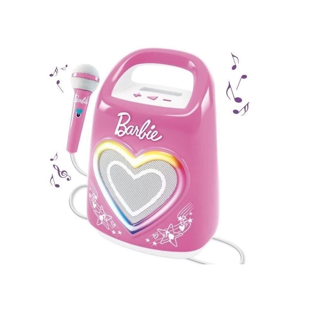 Enceinte Bluetooth spéciale pour musique et karaoké avec Barbie - LI