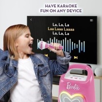 Enceinte Bluetooth spéciale pour musique et karaoké avec Barbie - LI