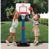 Little Tikes - Panier de Basket Ajustable avec 1 Ballon - A partir de