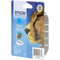 EPSON Cartouche d'encre T0712 Cyan - Guépard (C13T07124012)