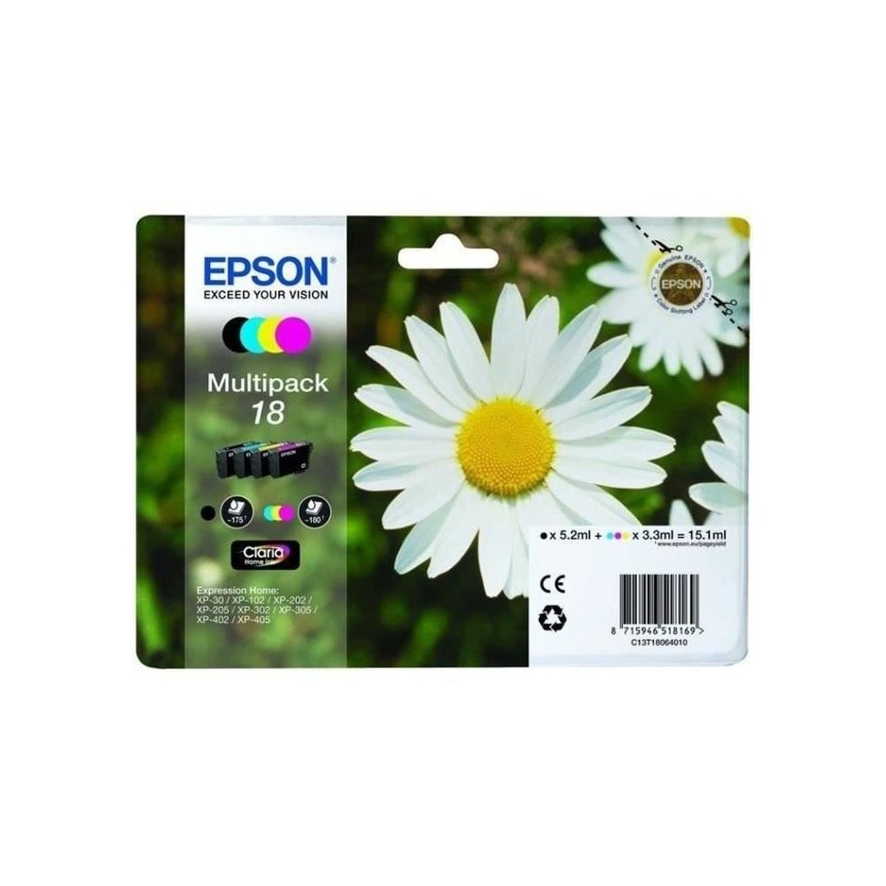 Cartouche d'encre Epson PACK PAQUERETTE 4CL