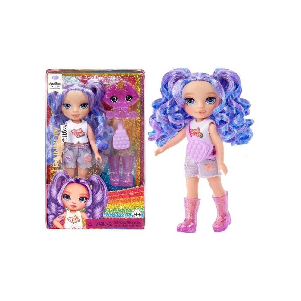 Rainbow High Littles - Poupée 15cm + animal de compagnie - Violet - D