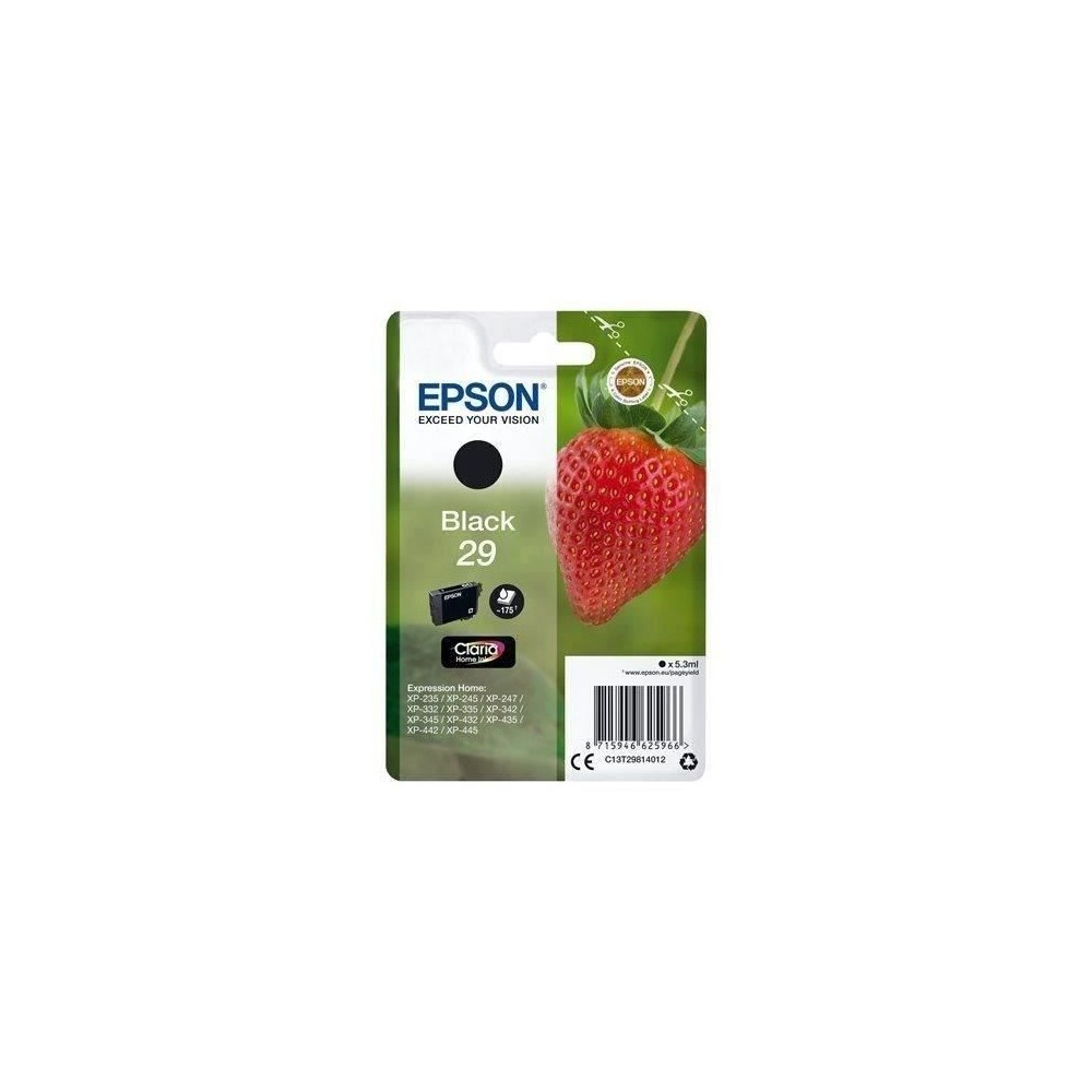 EPSON Cartouche d'encre T2981 noir - Fraise (C13T29814012)