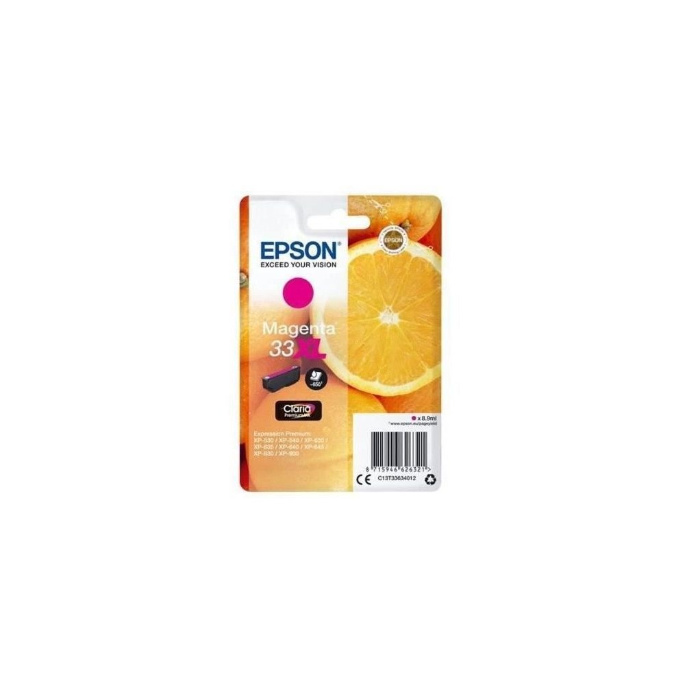 EPSON Cartouche d'encre T3363 XL Magenta - Oranges (C13T33634012)