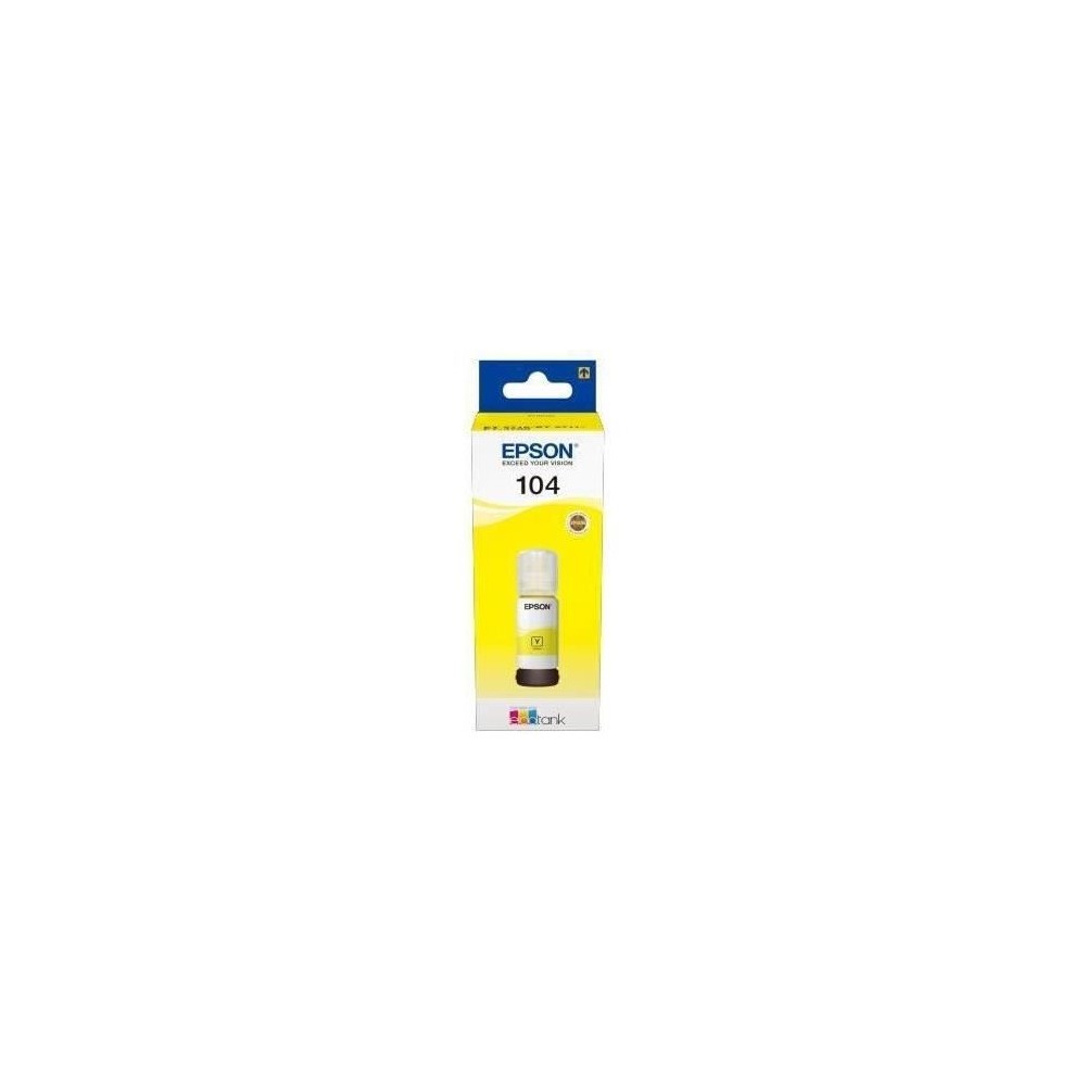 Cartouche d'encre Epson ECOTANK 104 JAUNE