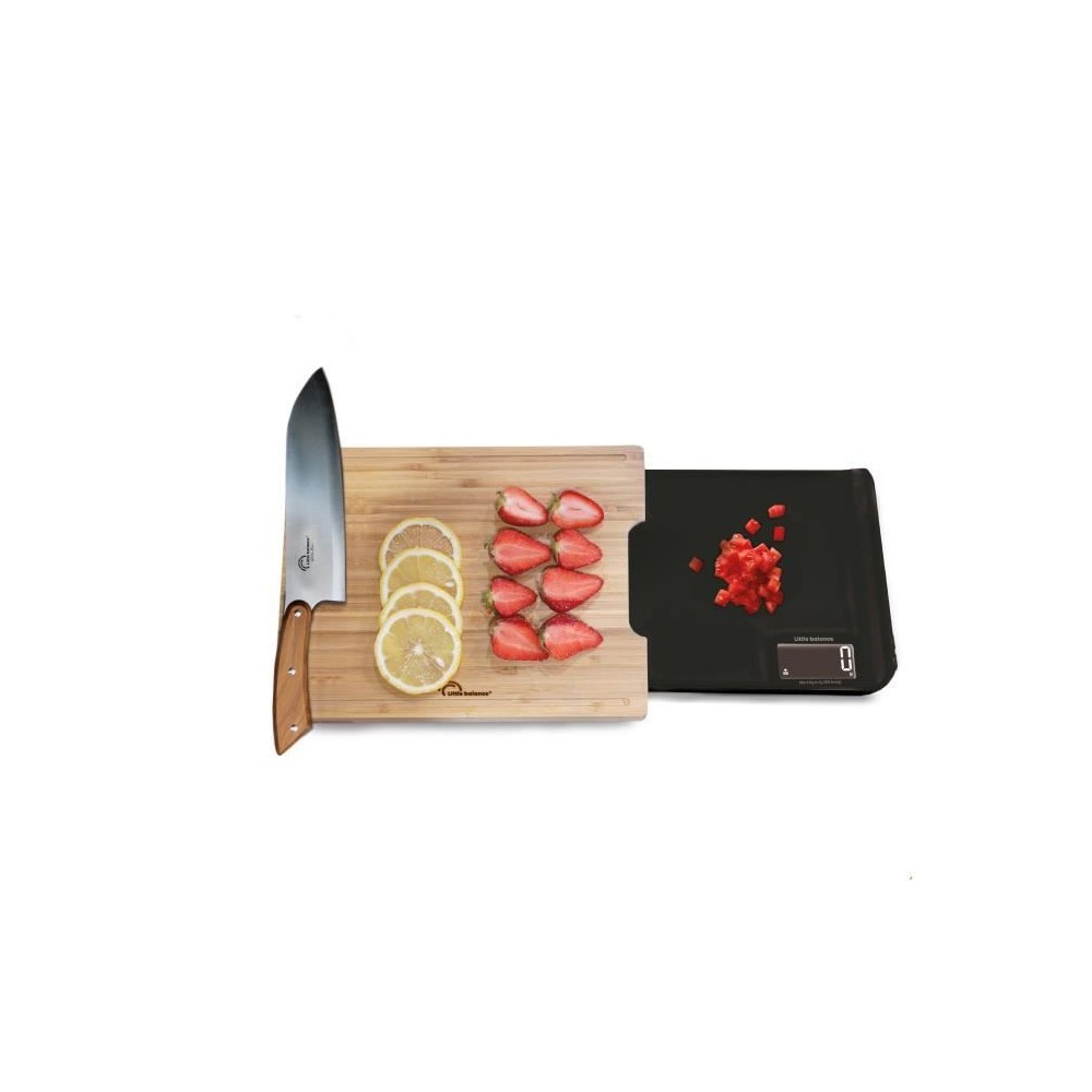 LITTLE BALANCE 8399 Chef 5 Trio USB, Balance de cuisine sans pile, Rec