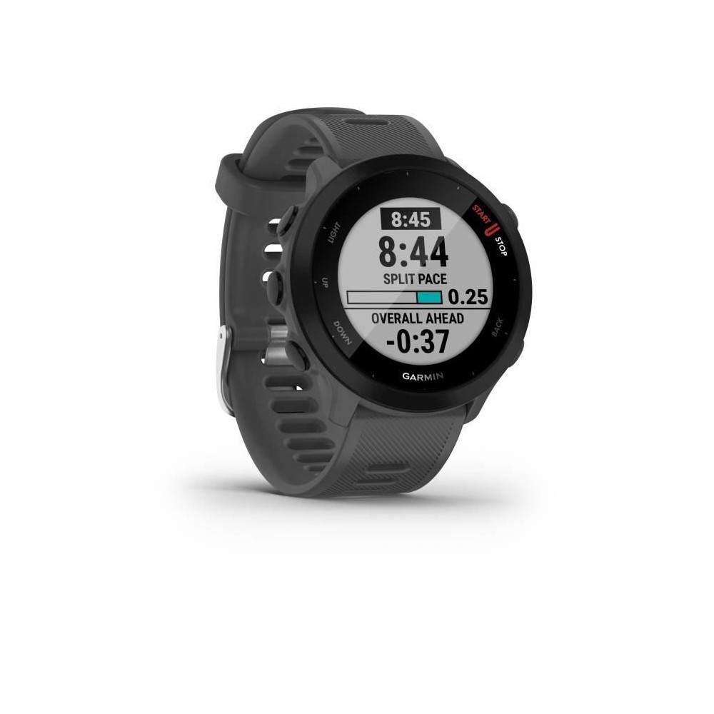 Montre connectée sport - GARMIN - Forerunner 55 - Monterra Grey (Gris)