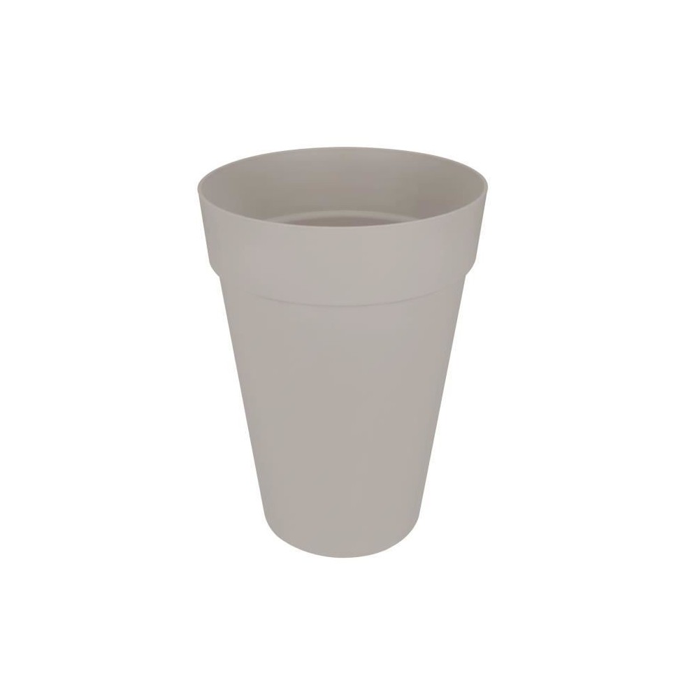 ELHO Loft Urban Pot de fleurs rond Haut 35 - Gris - Ø 34 x H 45 cm -