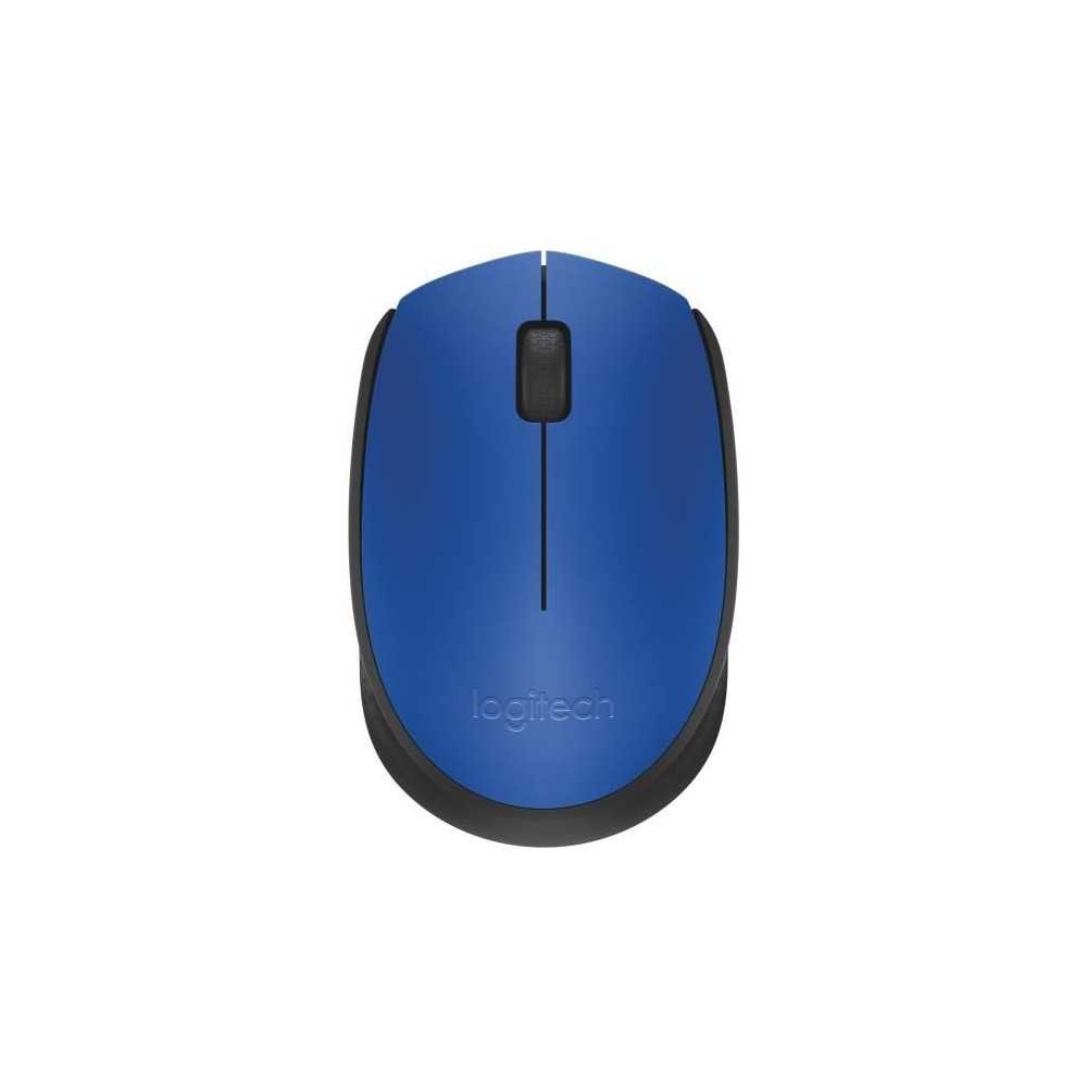 Souris - Sans Fil - Logitech - M171 - Ambidextre - Bleu