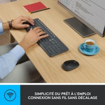 Ensemble clavier souris - Sans fil - Logitech - MK235 - AZERTY