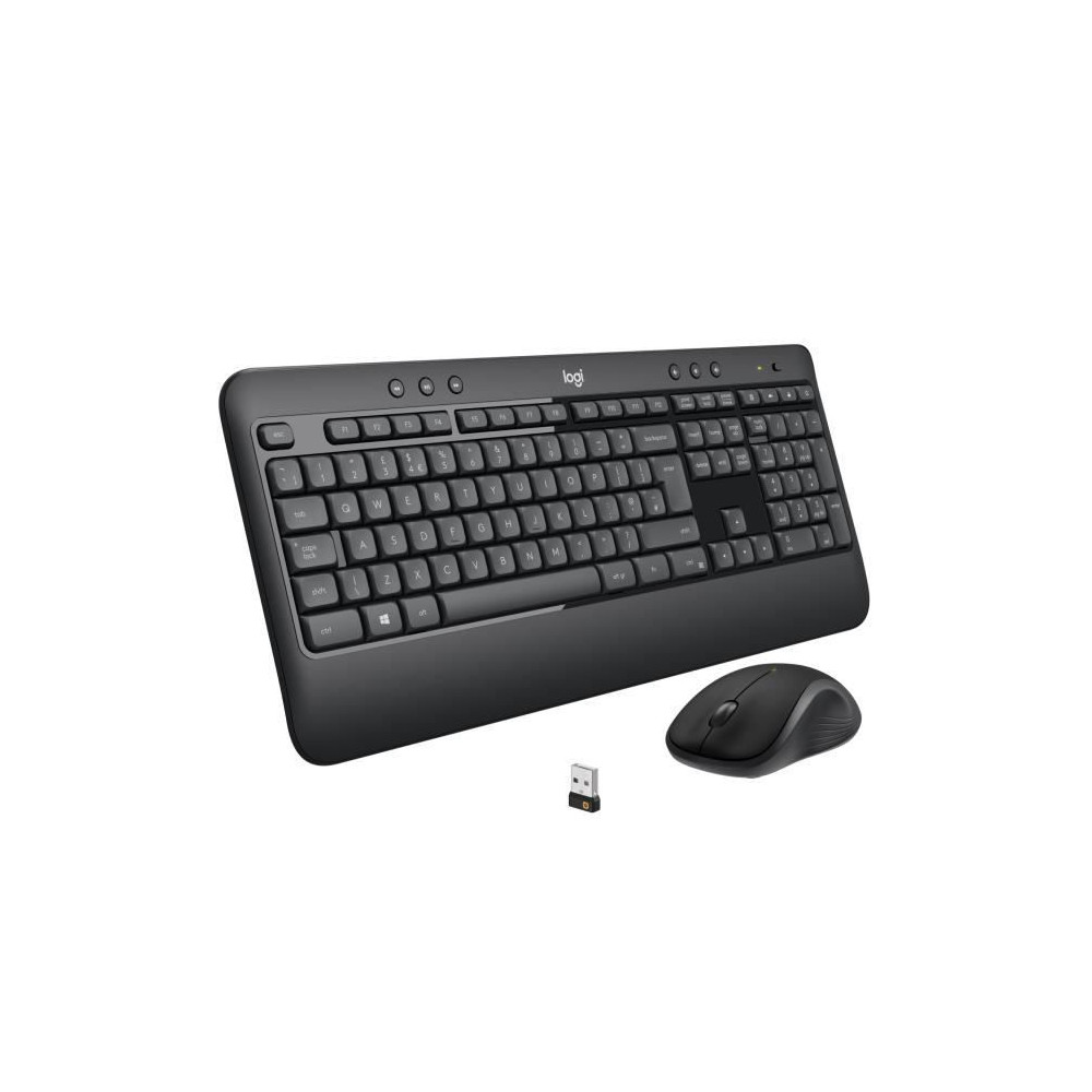 Ensemble clavier souris - Sans fil - Logitech - MK540 - AZERTY