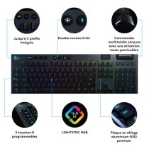 Clavier gamer - Sans fil - Logitech G - G915 Lightspeed - Switch GL Ta