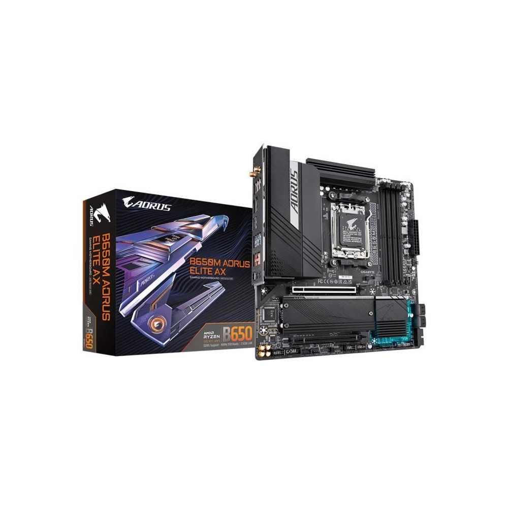 Carte mere - GIGABYTE TECHNOLOGY - B650M AORUS ELITE AX