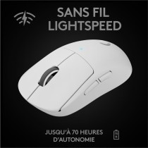 Souris gamer - sans fil - Logitech G - Pro X Superlight - Blanc