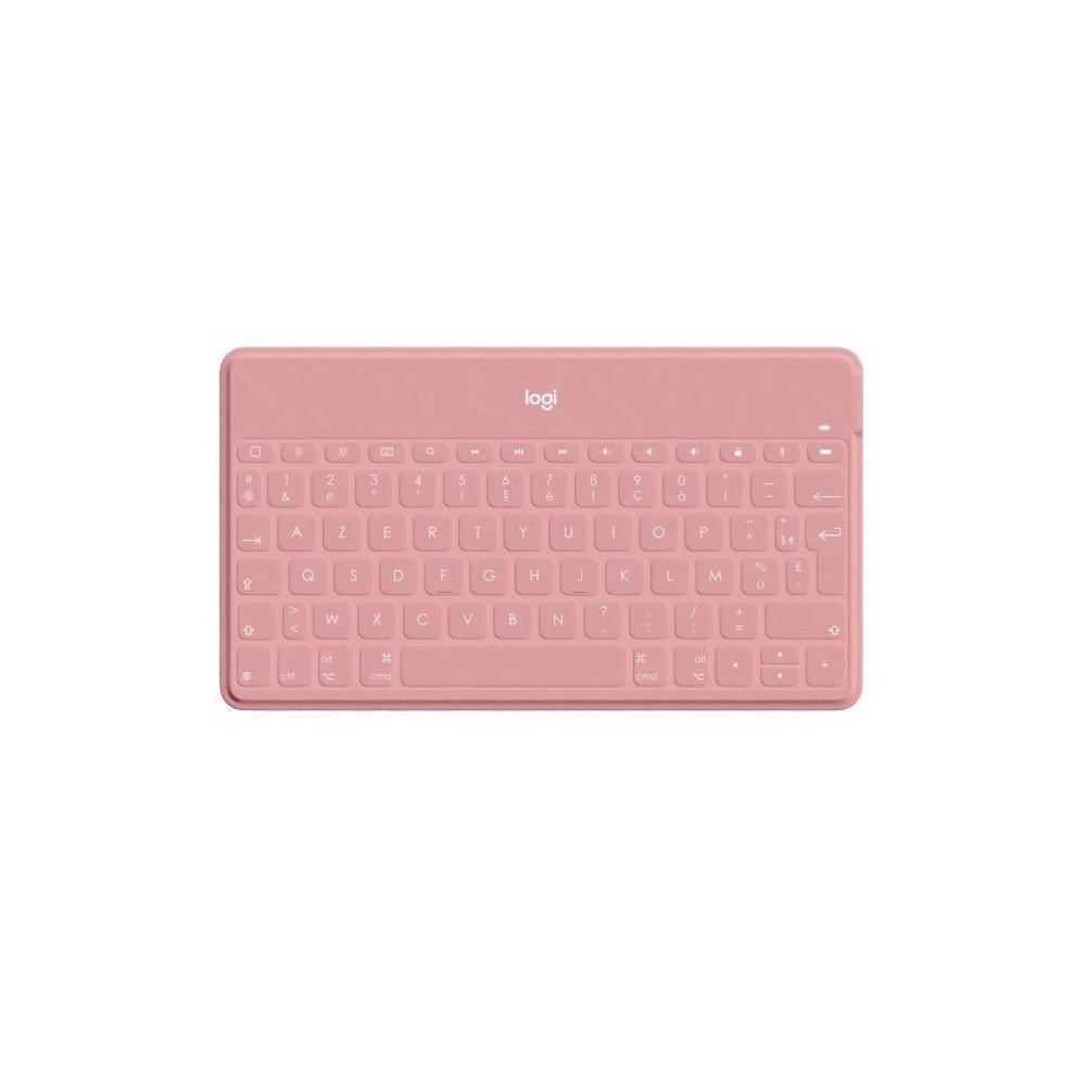 Clavier - Sans fil - Logitech - Keys to Go - 180g - AZERTY - Rose