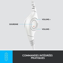 Casque - Filaire - Logitech - H390 - Stéréo, Microphone intégré, A