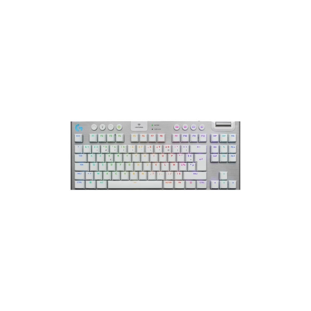 Clavier gamer - sans fil - Logitech G - G915 TKL X - Switch tactile -