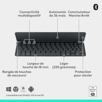 Clavier pour tablette Logitech KEYS-TO-GO 2, CLAVIER BLUETOOTH UNIVERS