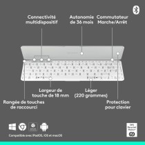 Clavier pour tablette Logitech KEYS-TO-GO 2, CLAVIER BLUETOOTH UNIVERS