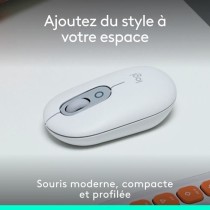 Souris - Sans fil - Logitech - Pop Mouse - Blanc cassé