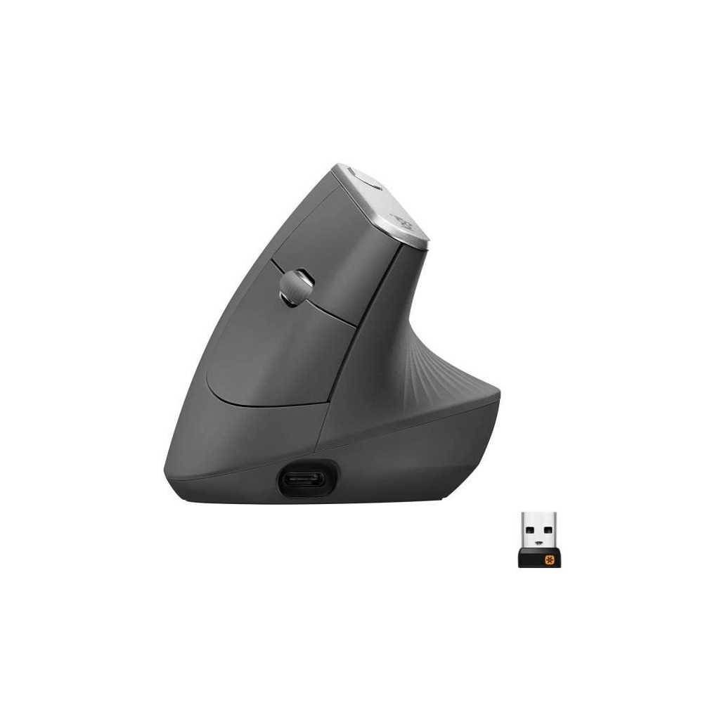 Souris - Sans Fil - Logitech - MX Vertical - Gris