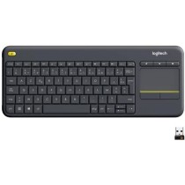 Clavier TV - Sans fil - Logitech - K400 Plus - Pavé tactile - AZERTY