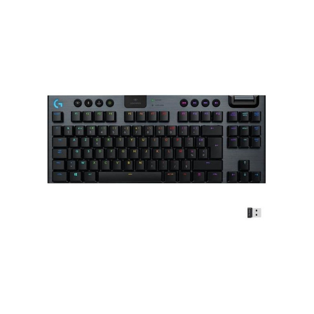 Clavier gamer - Sans fil - Logitech G - G915 TKL - Retroeclaire - AZER